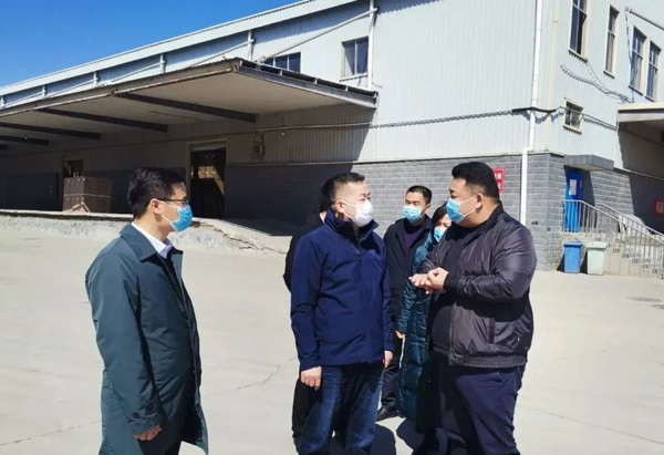 赤峰市港口物流办光临z6com.尊龙时凯济北园区领导工作