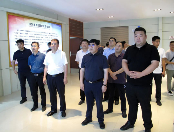 甘肃省临夏回族自治州东乡县到集团参观调查